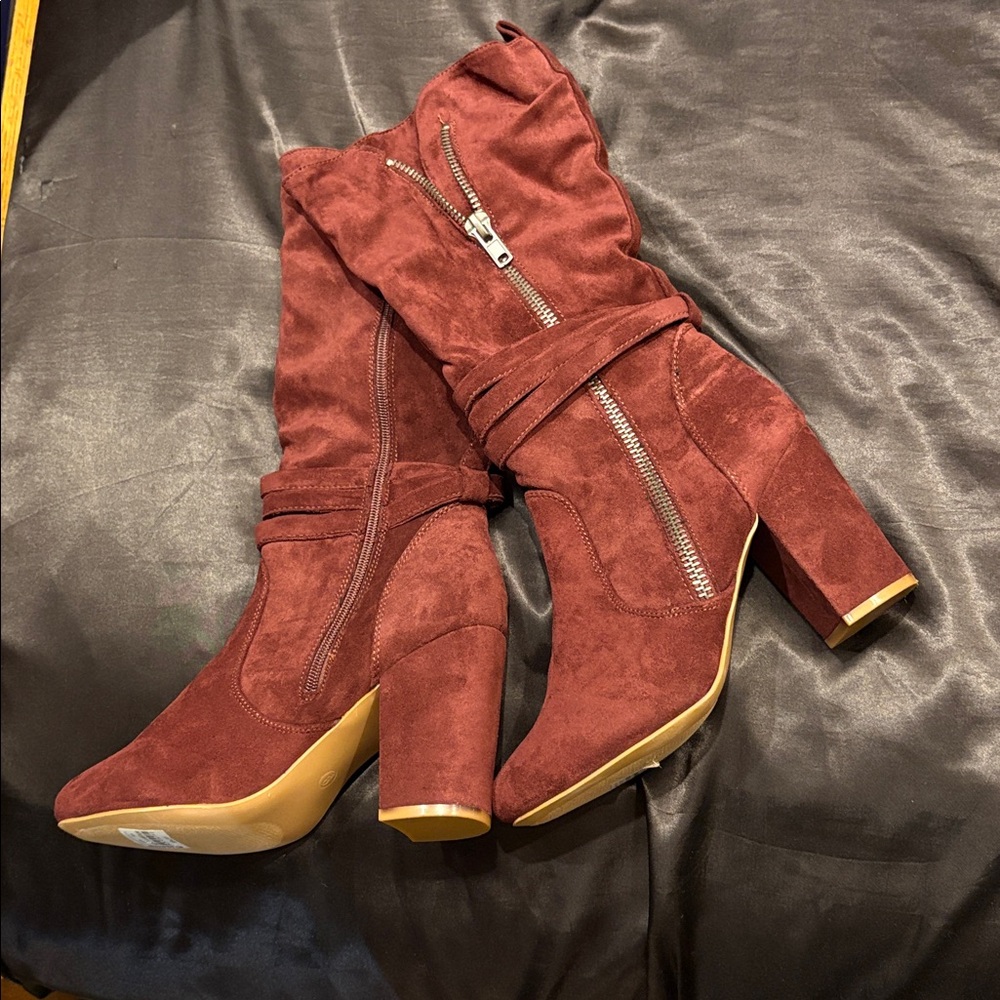 Buckle Women's Heeled Boots